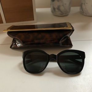 Tory Burch cat eye sunglasses w/ case